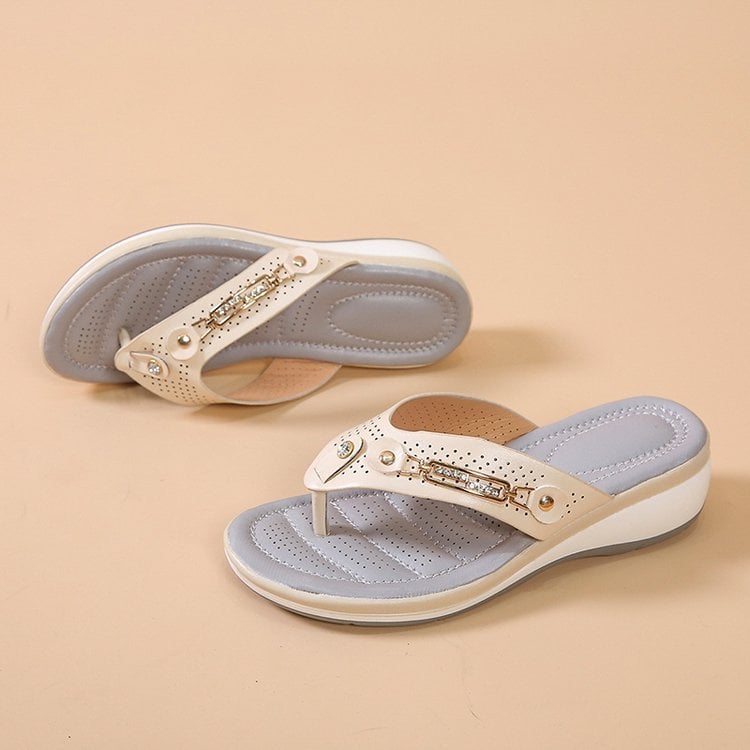 Platform Wedge Flip-flops Fashion Beach Sandals